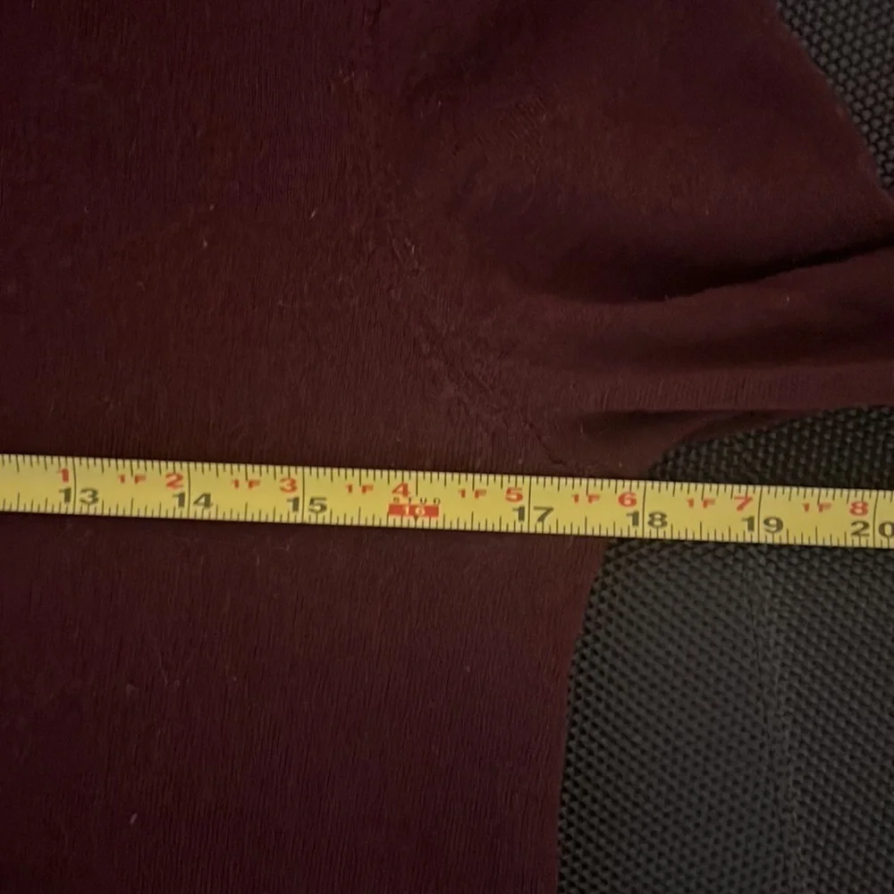 J.‎ Jill 100% Merino Wool Lightweight Sweater Burgundy Whimsigoth Vamp Dark S